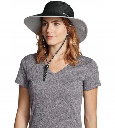 Sun Hats Women's Exploration UPF Wide Brim Hat - Black - CK18CL7UHT0 $48.42