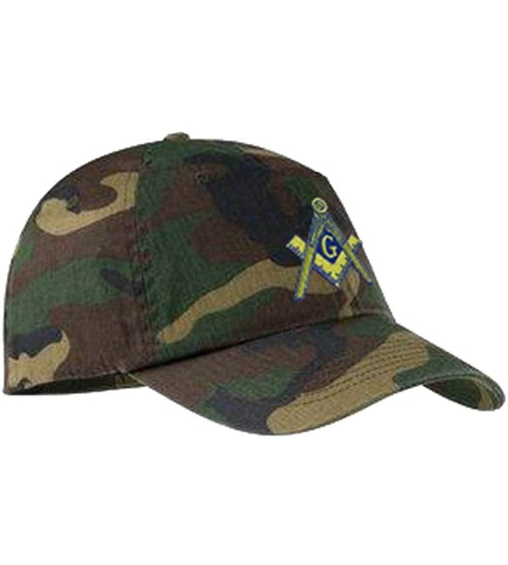 Skullies & Beanies Masonic Camouflage Cap - Military Camo - C4129W90E3T $28.87