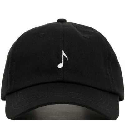Baseball Caps Music Note Baseball Hat- Embroidered Dad Cap- Unstructured Soft Cotton- Adjustable Strap Back (Multiple Colors)...