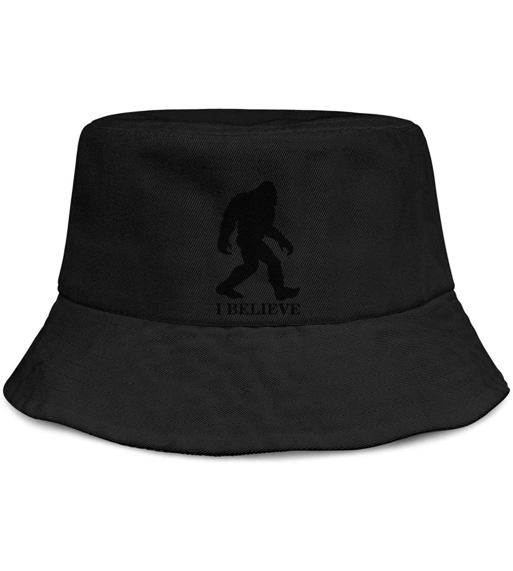 Sun Hats Unisex Bigfoot Flamingo Protection Packable - Bigfoot I Believe-2 - CK18WMX2TX7 $18.54