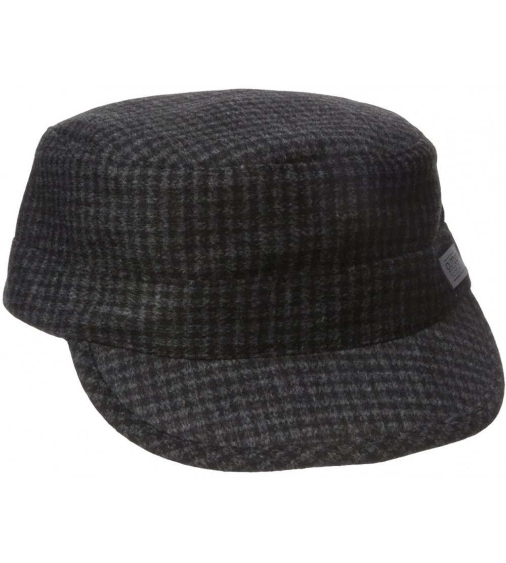 Bucket Hats Kettle Cap - Black Plaid - C4120SJWYNF $34.95
