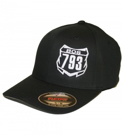 Baseball Caps Custom Personalized Motocross Number Plate Flexfit Hat - White - CW19288K453 $64.54