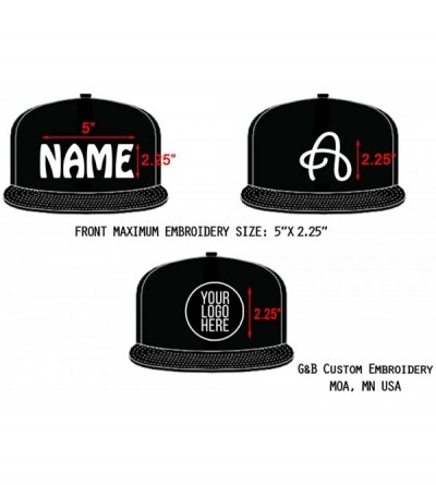 Baseball Caps Custom Hat. 6089 Snapback. Embroidered. Place Your Own Text - Dark Grey - CN188ZEG3A7 $26.62