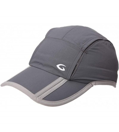 Baseball Caps Unisex SPF Quick-Drying Running Baseball Cap Large Bill Sun Hat 55-61cm - Darkgray_89056 - C618NAKSRH0 $10.77