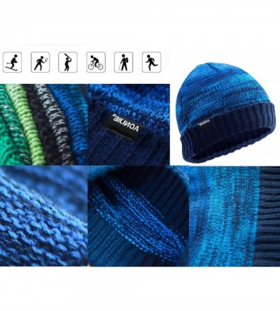 Skullies & Beanies Winter Sports Hat Warm Knit Outdoors Cap Hiking Bicycling Running Cycling Woolen Hat - Olive - CK187I85EAX...