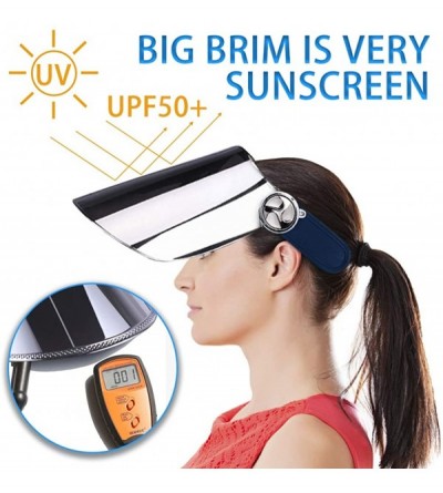 Visors Sun Cap- Sun Visor Hat - UV Protection Hat -Premium UPF 50+ Hat for Hiking- Golf- Tennis- Outdoors - CX12H91W8QN $26.28