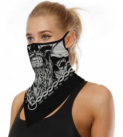 Balaclavas Women Seamless Bandana Triangle Face Scarf Ear Loops Neck Gaiter Cover- Motorcycle Face Bandana for Women Men - CU...