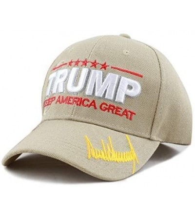 Baseball Caps Original Exclusive Donald Trump 2020" Keep America Great/Make America Great Again 3D Signature Cap - CH18I6R8AK...