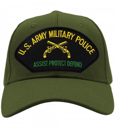 Baseball Caps US Army Military Police Hat/Ballcap Adjustable One Size Fits Most - Olive Green - CA18H2M4NNH $45.11