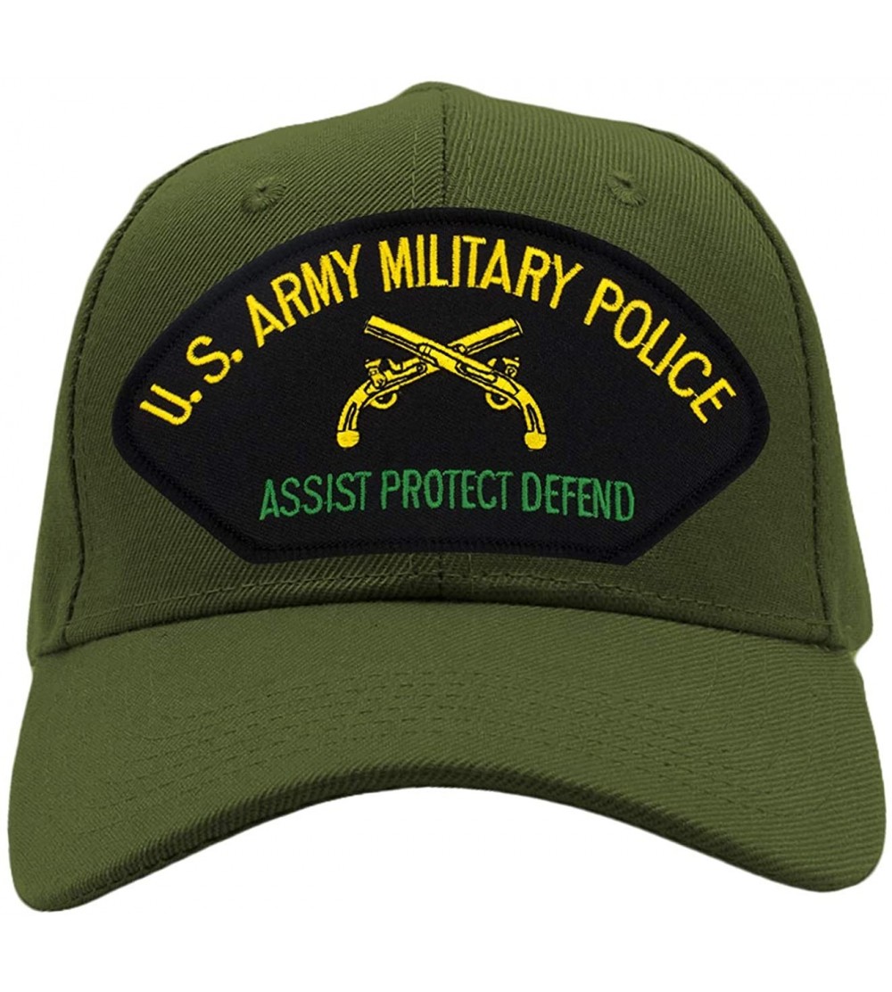 Baseball Caps US Army Military Police Hat/Ballcap Adjustable One Size Fits Most - Olive Green - CA18H2M4NNH $26.11