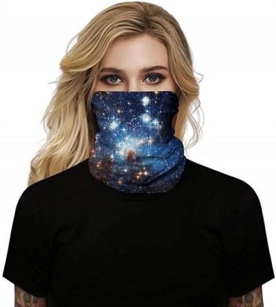 Balaclavas Face Mask Sun Protection Dustproof Neck Gaiter Starry Universe Collar Bandana Balaclava - A12 - C9197TSTE6A $16.74