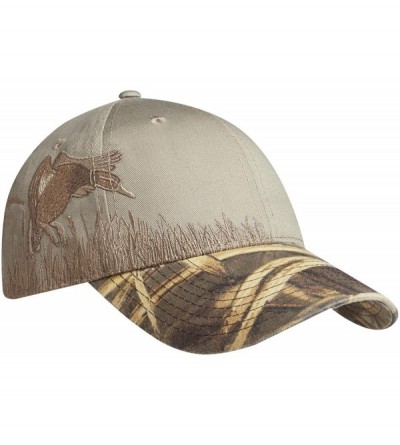 Baseball Caps Men's Embroidered - Realtree Max-5/ Khaki/ Duck - C011QDRVX89 $14.96