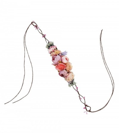 Headbands Bohemia Wedding Headband Champagne - Orange + Pink + Bean Paste - CR18R3KREDO $11.67