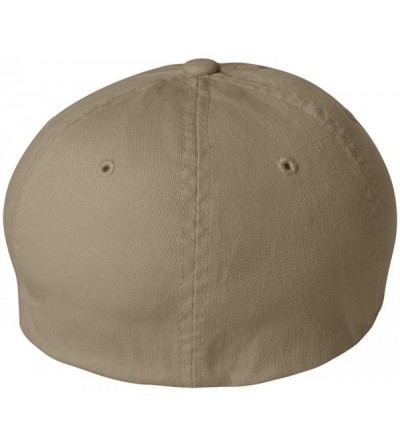 Baseball Caps Flexfit Men's Low-Profile Unstructured Fitted Dad Cap - Khaki - CT18R5YNSMS $20.92