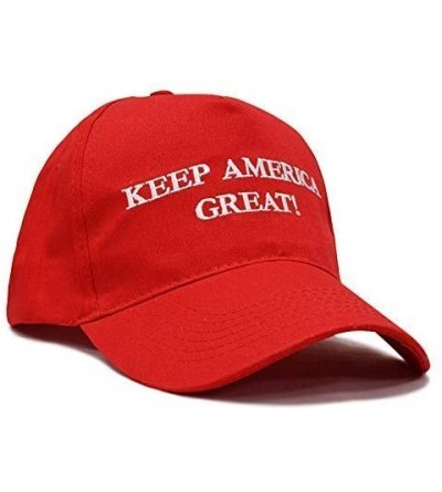 Baseball Caps Keep America Great Hat-Make America Great Again Hat-MAGA Hat with USA Flag 2/4 Pack Red - 4-red-keep - CN18UW6D...