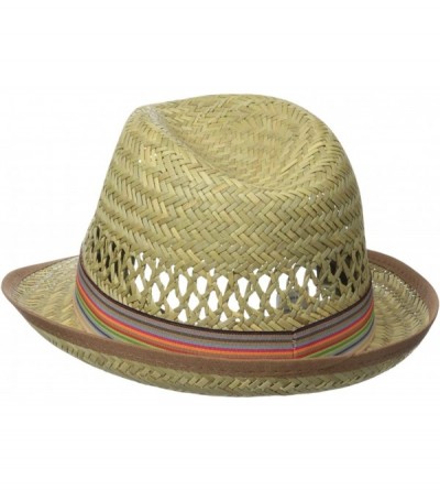 Fedoras Women's Panama Hat with Grosgrain Trim - Natural/Multi - CH126AORV25 $25.46