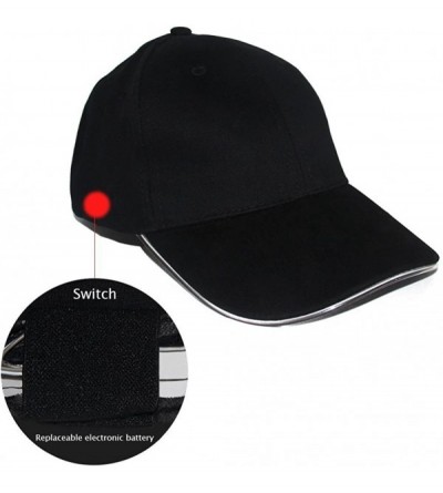 Baseball Caps ShineU Baseball Adjustable Lighting Athletic - CY18CEEEXX5 $8.97