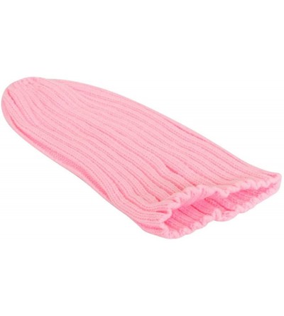 Skullies & Beanies 12.5 inch Long Knitted Beanie - Light Pink - CS12O5EOKO9 $10.58