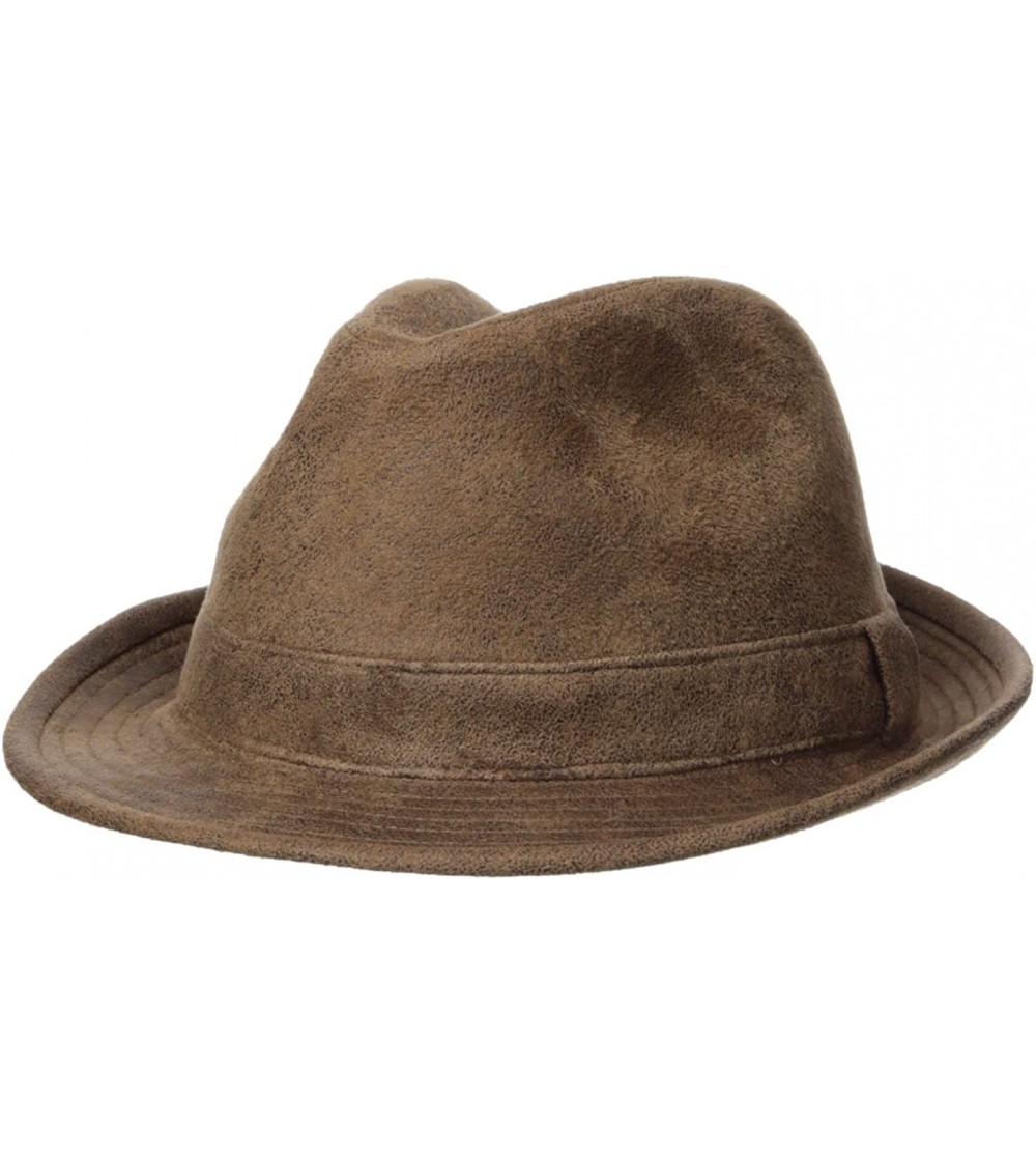 Fedoras Men's Fedora - Chestnut - C0113EZHQNJ $38.17