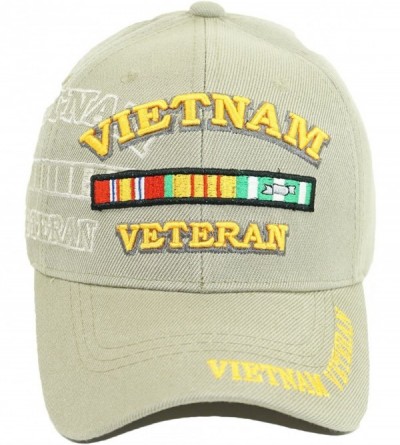 Baseball Caps U.S. Military Vietnam Veteran Official Licensed Embroidery Hat Army Veteran Baseball Cap - CL18EZM24Q9 $17.05