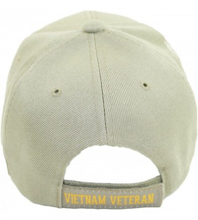 Baseball Caps U.S. Military Vietnam Veteran Official Licensed Embroidery Hat Army Veteran Baseball Cap - CL18EZM24Q9 $17.05