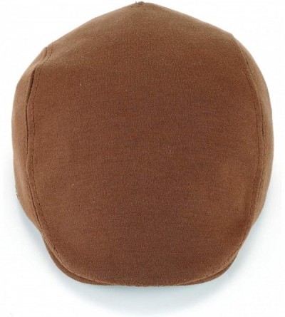 Newsboy Caps Men's Flat Cap Cotton Soft Fit Newsboy Cap Ivy Gatsby Driving Hat - 1-brown - C718YZE8ZIC $8.10