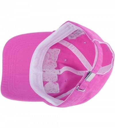 Baseball Caps New Pink Emblem Women Sexy Twinkle Club Lady Ball Cap Baseball Hat Truckers - Pink2 - CM12EENYOO3 $20.48