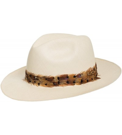 Sun Hats Hawaiian Feather Hatband Plume Headband for All Types of Hats and Caps - Brown - CI1276XKYFV $48.02