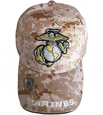Baseball Caps US Marines USMC United States Marine Corps Baseball Hat Cap - Desert Camo - CK192MHQ26O $29.65