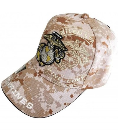 Baseball Caps US Marines USMC United States Marine Corps Baseball Hat Cap - Desert Camo - CK192MHQ26O $15.02