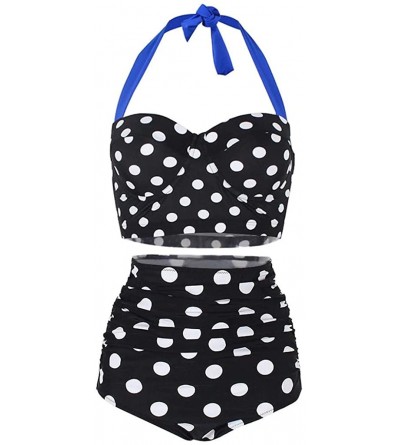 Cowboy Hats Swimsuit Swimwear Beachwear Conservative - Polka Dot-black - C818S08DSS3 $13.32