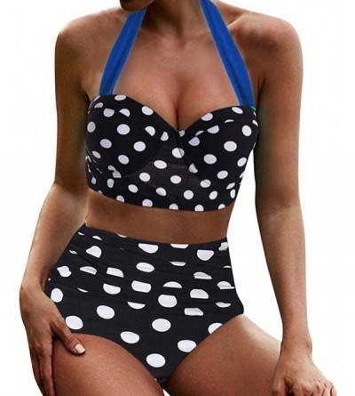 Cowboy Hats Swimsuit Swimwear Beachwear Conservative - Polka Dot-black - C818S08DSS3 $13.32