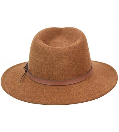 Fedoras Men- Women Dakota Litefelt Outback - Rust - C11144E3DI1 $60.58