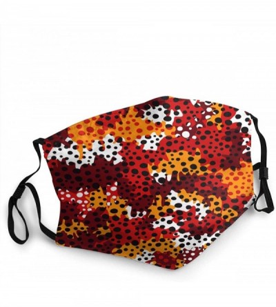 Balaclavas Hawaiian Tropical Printed Adjustable Face Mask - 22 Black - CJ199GOZ2W6 $24.18