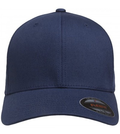 Baseball Caps Cotton Twill Fitted Cap - Navy - CX18TN35LRS $16.75