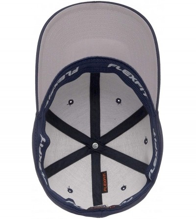 Baseball Caps Cotton Twill Fitted Cap - Navy - CX18TN35LRS $16.75