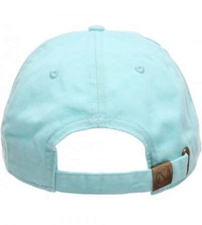 Baseball Caps Plain Stonewashed Cotton Adjustable Hat Low Profile Baseball Cap. - Laqua - CC12OC1ELQH $10.33