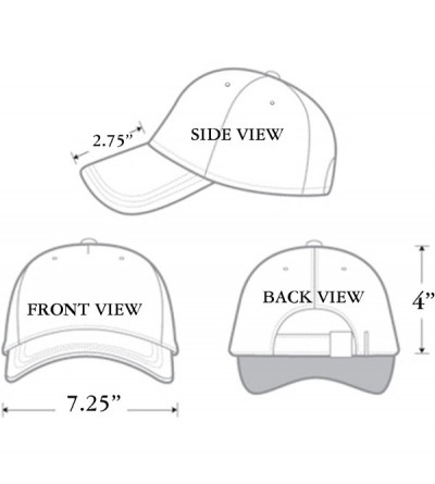 Baseball Caps Plain Stonewashed Cotton Adjustable Hat Low Profile Baseball Cap. - Laqua - CC12OC1ELQH $10.33