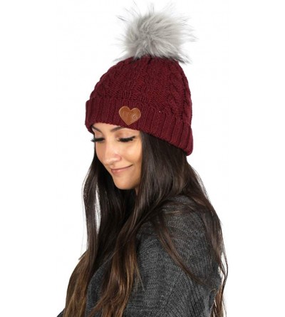 Skullies & Beanies Sustainable Beanies - Burgundy - CW18ZTZXGZY $12.98