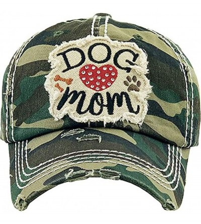 Baseball Caps Show Your Tude! Cotton Adjustable Baseball Caps - Camo-dog - CL198L27S45 $23.89