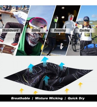 Balaclavas Skull Face Mask Bandanas- Neck Gaiter- Headwear- Magic Scarf- Headband for dust Sun Wind - Xa-034 - C0197HK7MSK $8.80