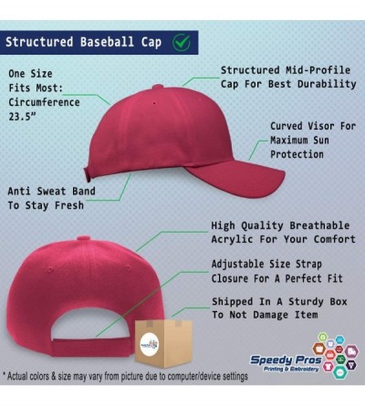 Baseball Caps Baseball Cap Cross Silver Embroidery Acrylic Dad Hats for Men & Women Strap - Hot Pink Design Only - CD185C4R38...