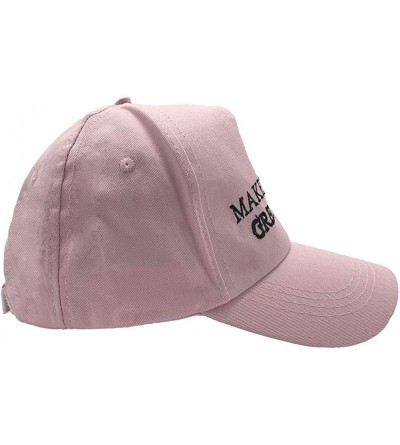 Skullies & Beanies Make America Great Again Donald Trump Cap Hat Unisex Adjustable Hat - 001 Pink - CN18QEZTHGR $8.66