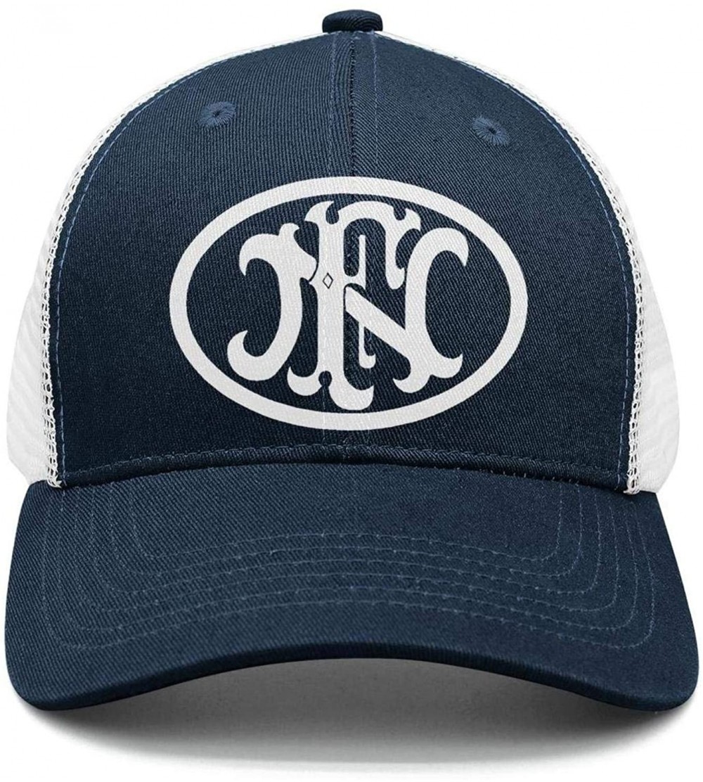 Sun Hats Unisex Outdoor Cap Baseball Curved Snapback-FN-Herstal-Golf Hat Performance - Navy-blue-16 - CV18QASYE0M $12.62