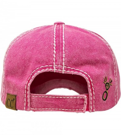 Baseball Caps Womens Bride Tribe Baseball Cap I Do Bachelorette Wedding Party Hat - I Do Crew - Hot Pink - CA18RNG0WW5 $22.47