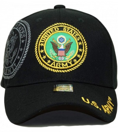 Baseball Caps Army Veteran Official Licensed Embroidery Hat Adjustable Military Retired Baseball Cap - Army Veteran- Black 03...