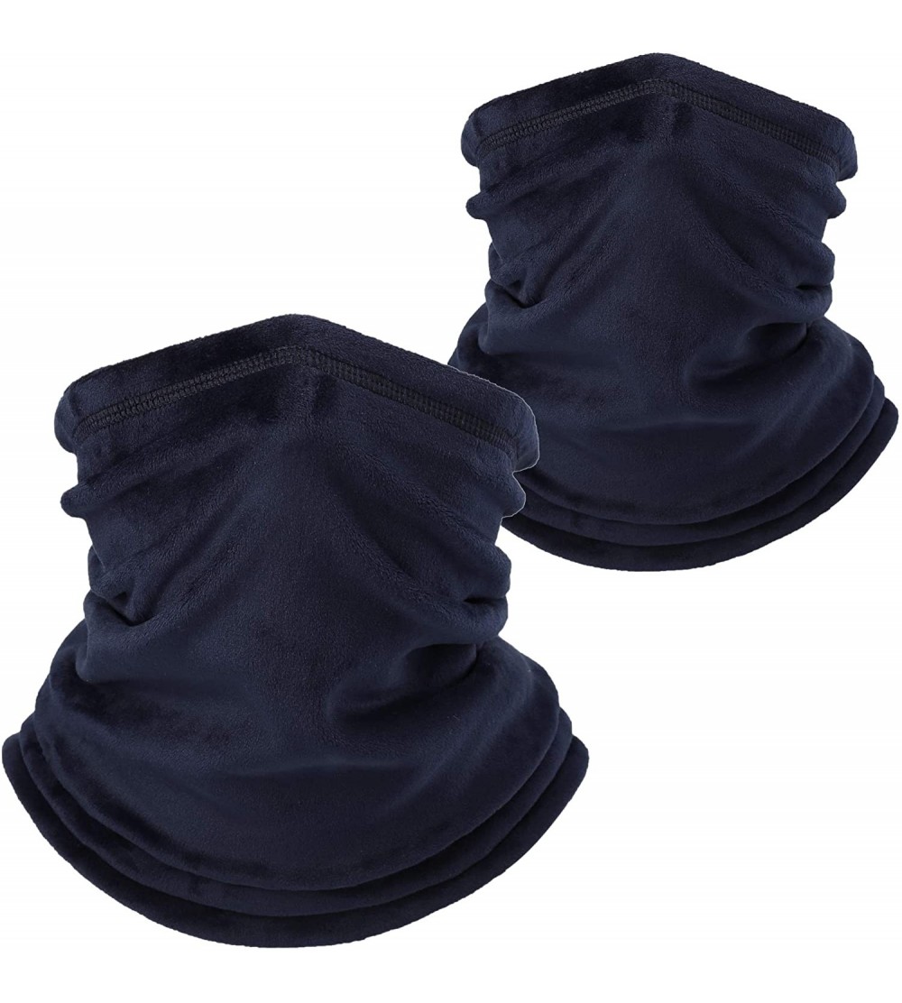 Balaclavas Lightweight Soft Neck Warmer Face Mask - Black + Black - C818Y3WQQXX $9.17