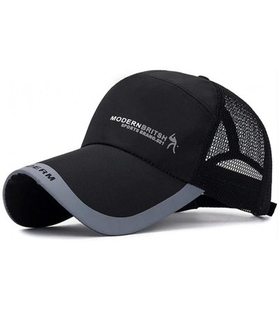 Baseball Caps Sport Cap Summer Quick-Drying Mesh Sun Hat Unisex UV Protection Outdoor Cap - Beige - C718RSS9Q5Z $10.62