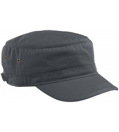 Baseball Caps 100% Organic Cotton Twill Adjustable Corps Hat - Charcoal - C311CCX7QAL $21.63