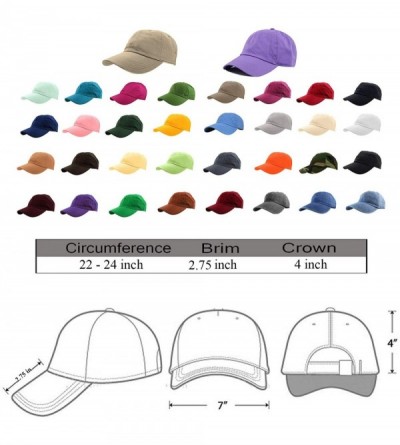 Baseball Caps Baseball Caps 100% Cotton Plain Blank Adjustable Size Wholesale LOT 12 Pack - Army Green - CW18I9OE382 $27.12